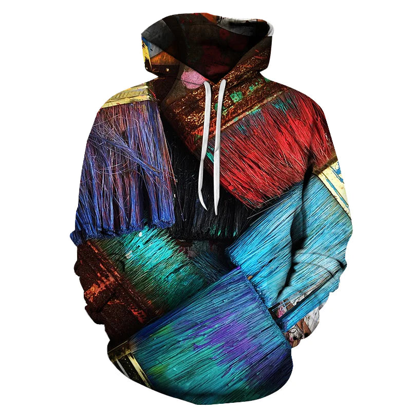 Paint By Colors Hoodie Pullover