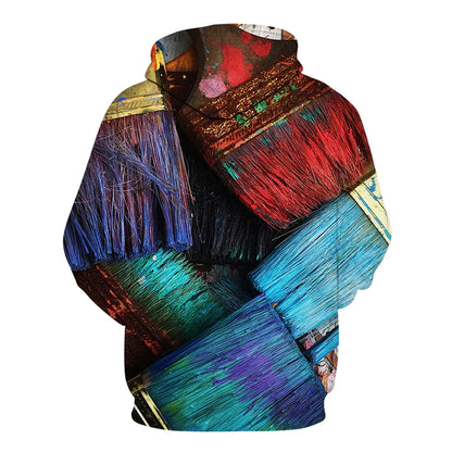 Paint By Colors Hoodie Pullover